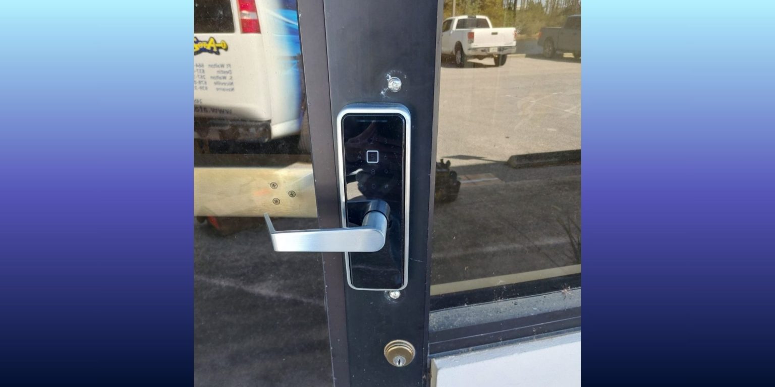 After smart lock installation - view 1