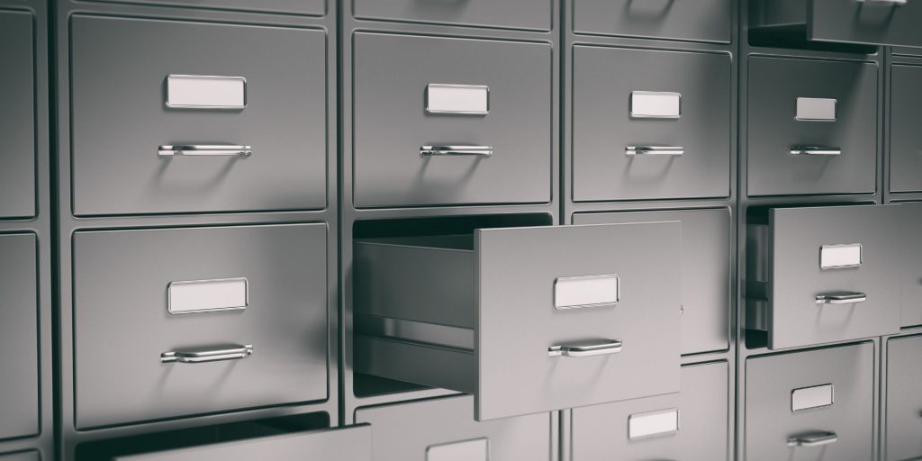File cabinets for GSA security containers