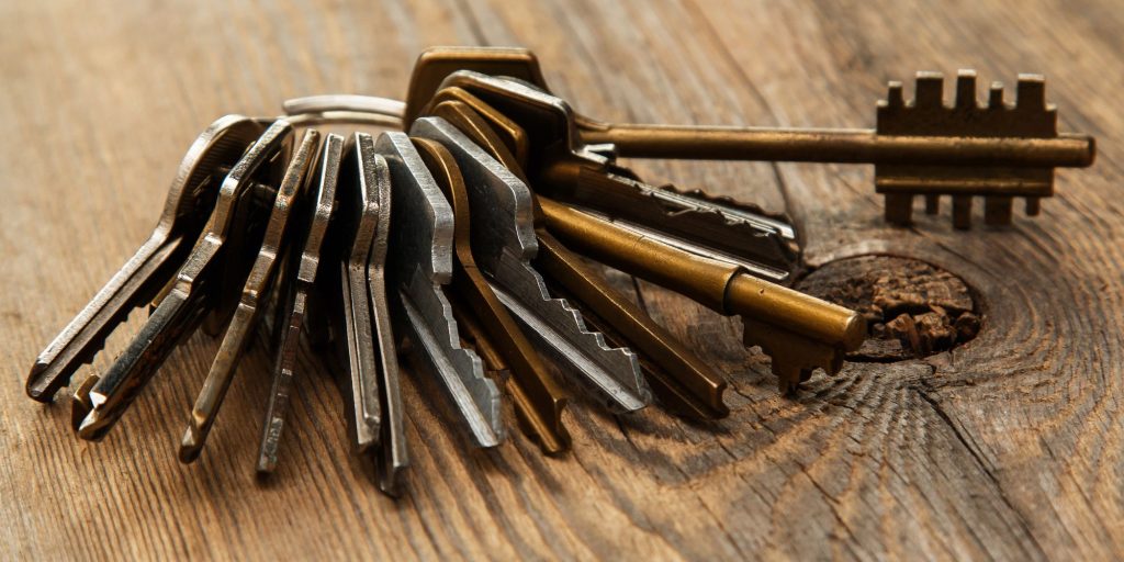 Physical keys for commercial access